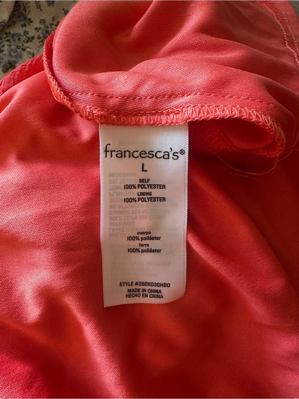 Francesca’s Carla Clip Dot Mini Dress - Picture 3 of 3